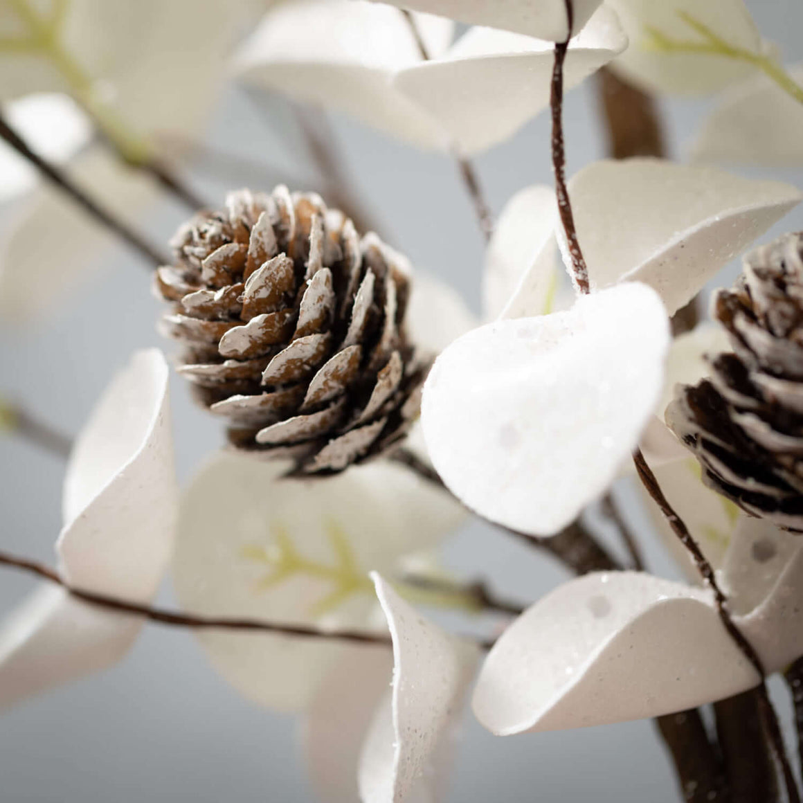 White Eucalyptus + Pinecone Candle Ring