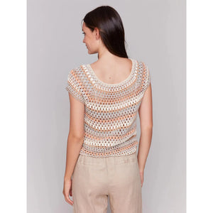 Crochet Cap Sleeve Top | Pebble