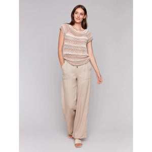 Crochet Cap Sleeve Top | Pebble
