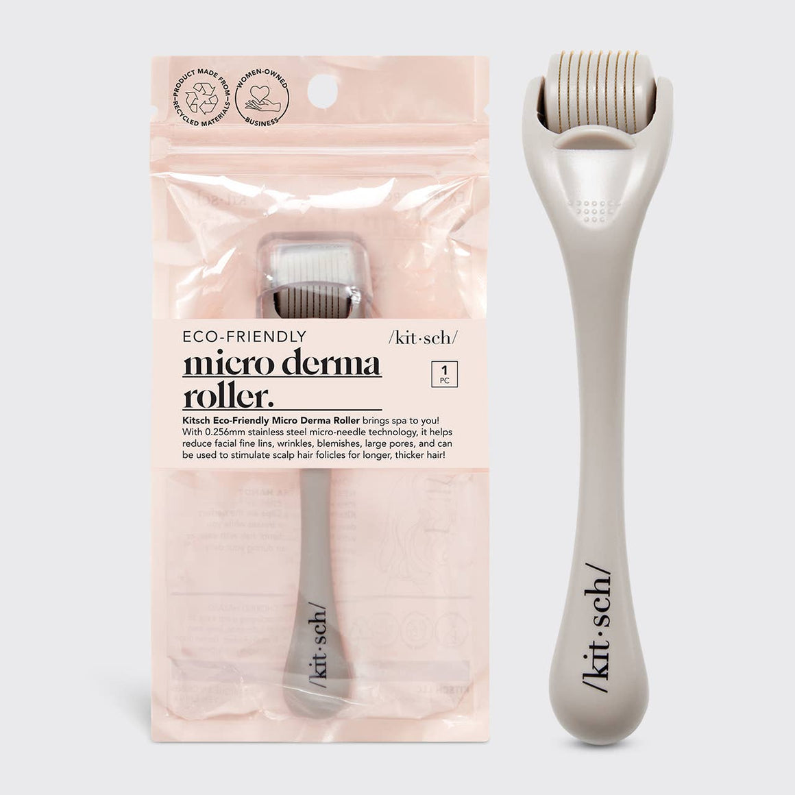 Micro Derma Facial Roller | Warm Gray
