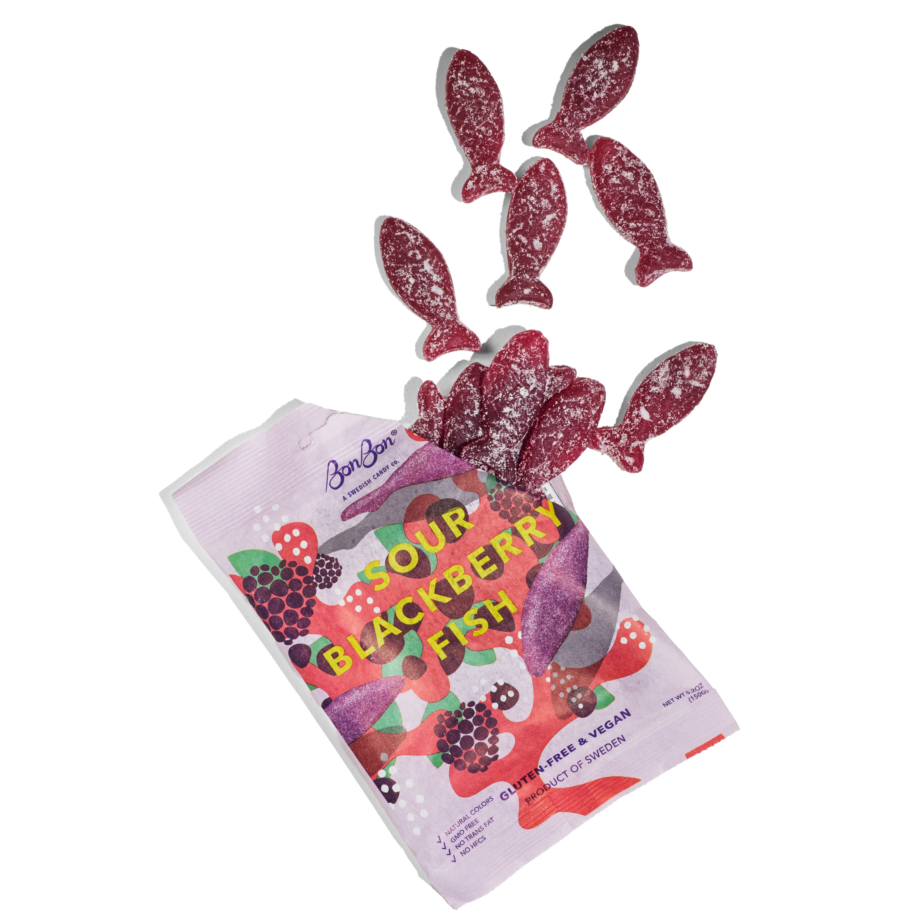 Swedish Candy | Sour Blackberry Fish