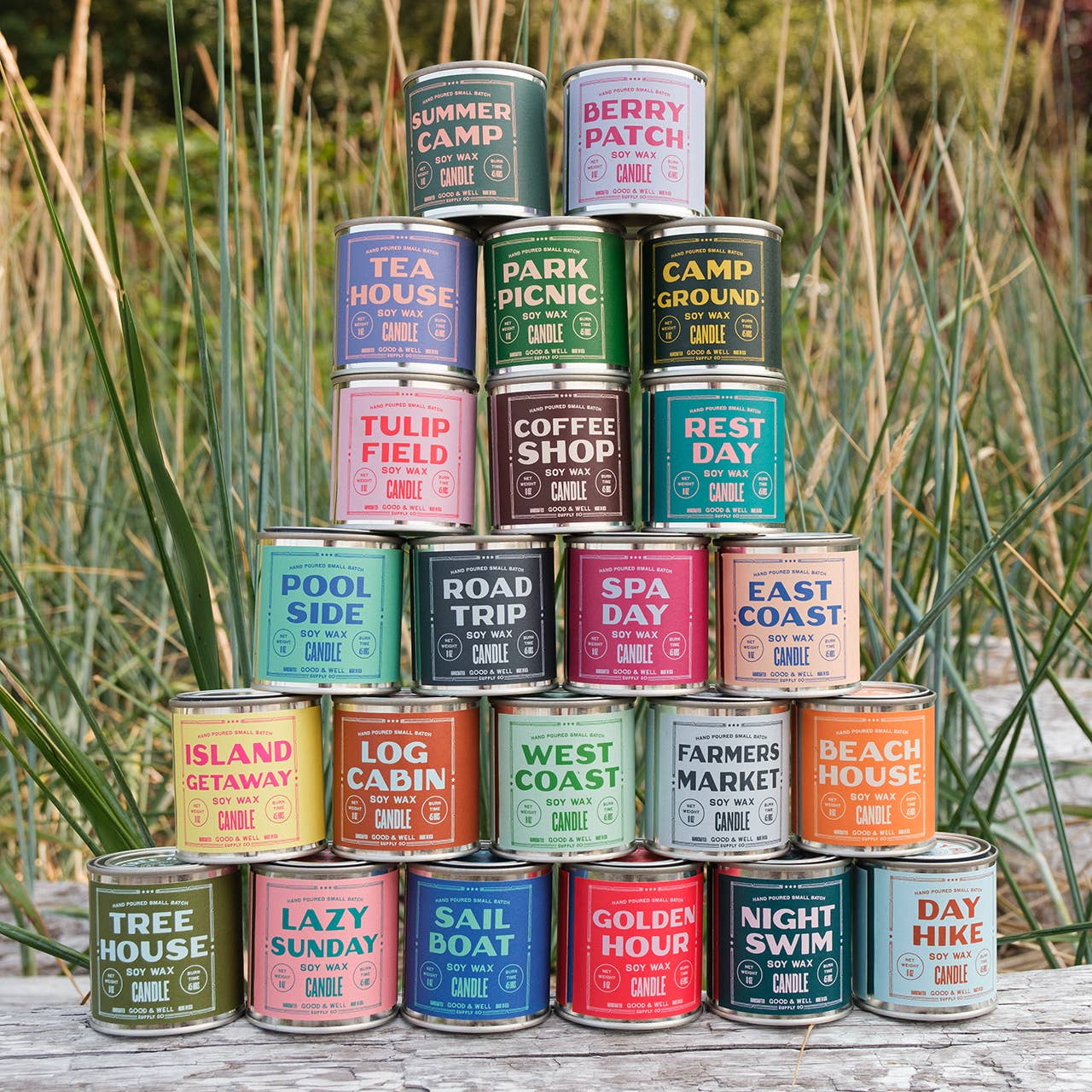 1/2 Pint Soy Candle | Farmer's Market