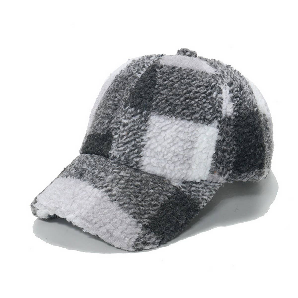 ACCITY - Wool Baseball Cap - Check Curved Brim_CWAH0728: TYPE1 / (OS) 2
