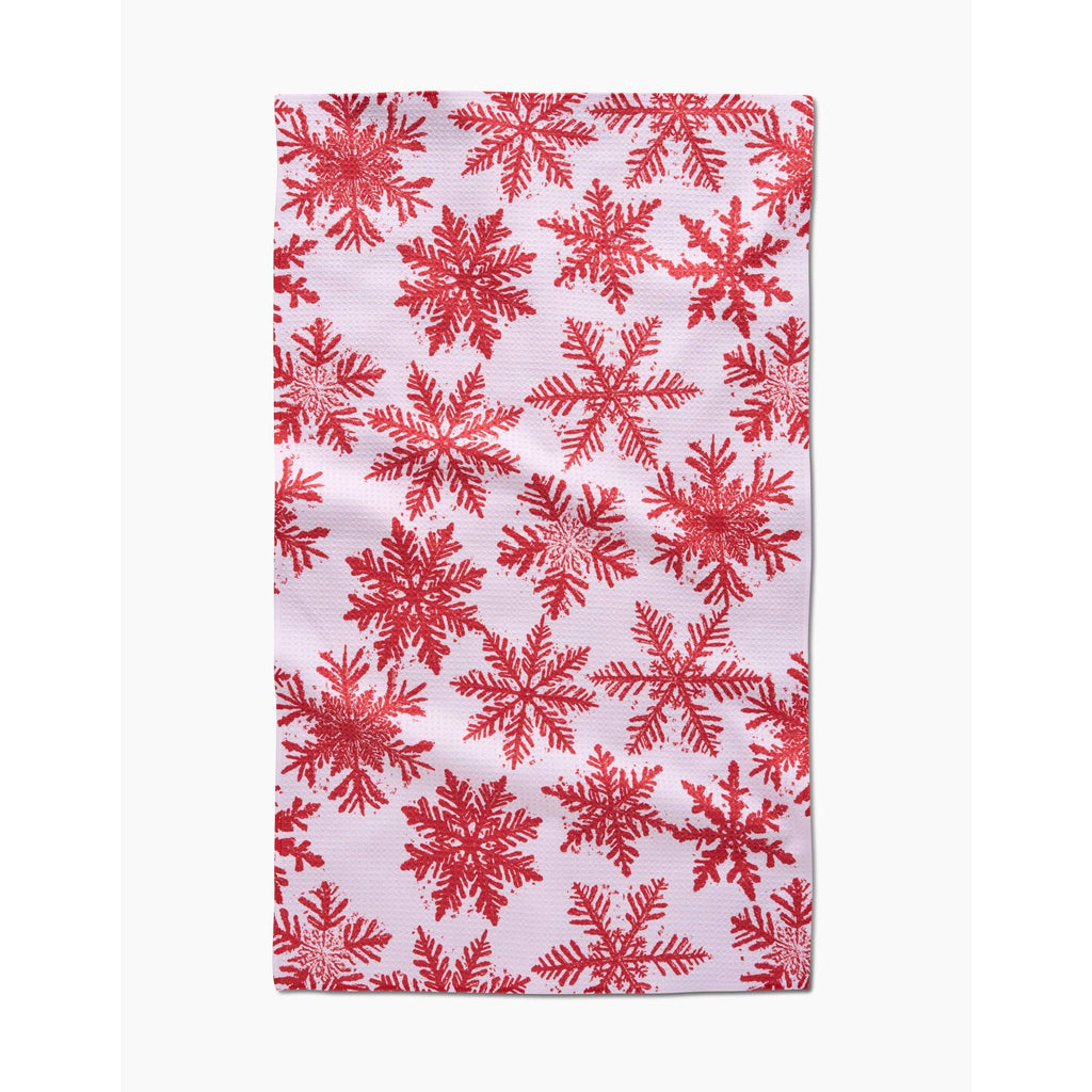 Geometry - Snowy Days Red