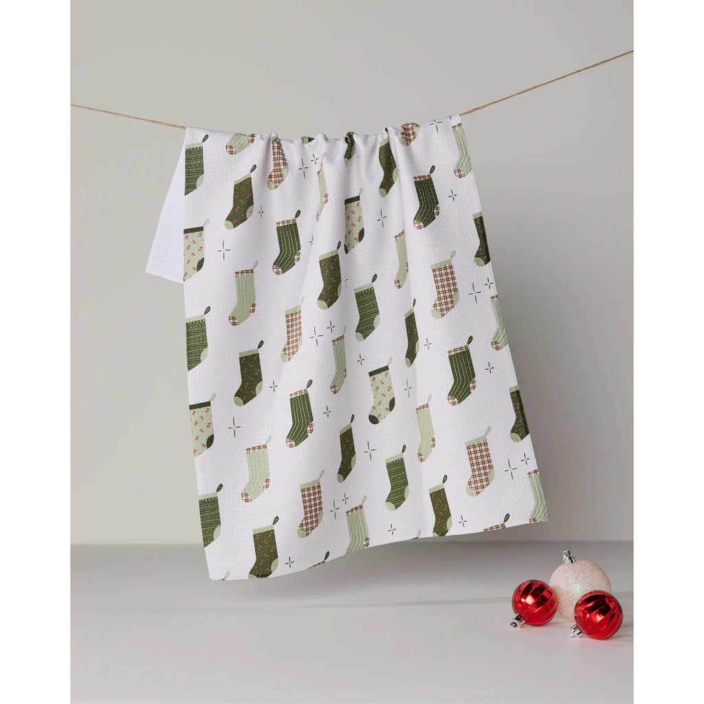 Geometry - Stocking Medley Tea Towel