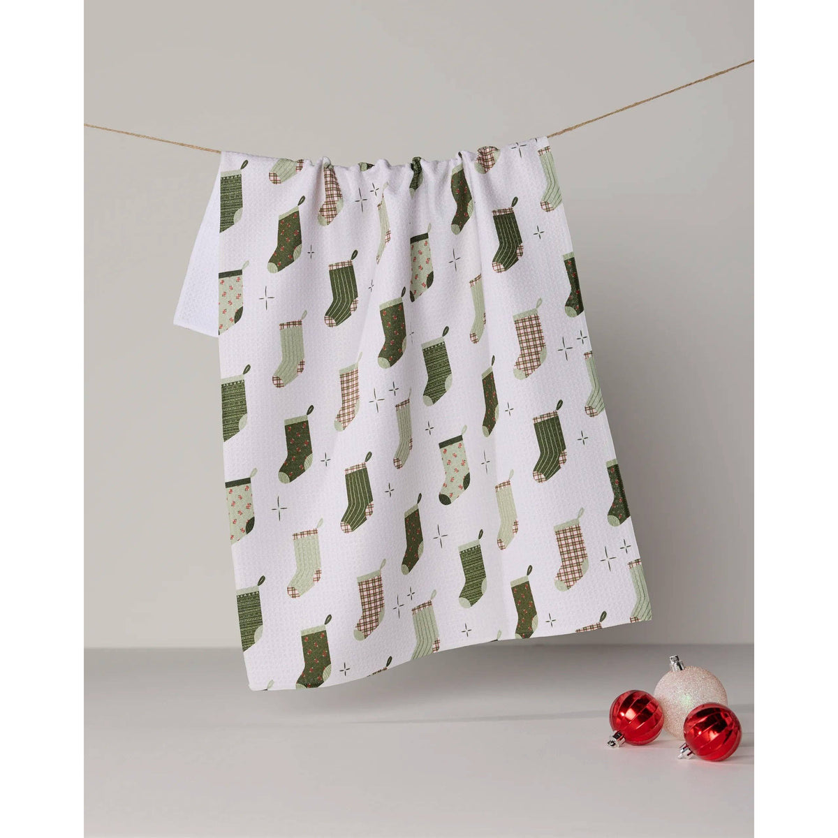 Geometry - Stocking Medley Tea Towel