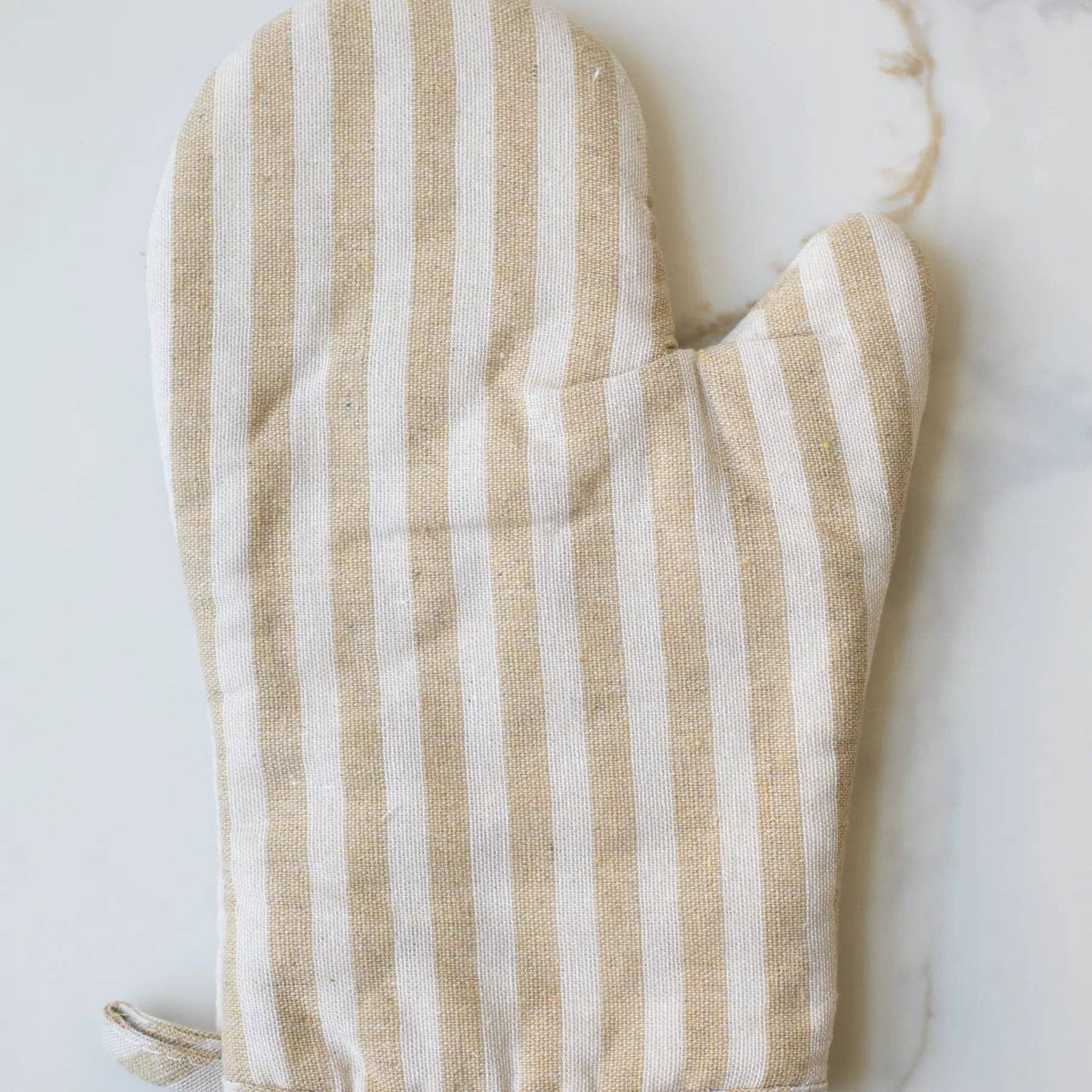 Oven Mitt | Green Stripe