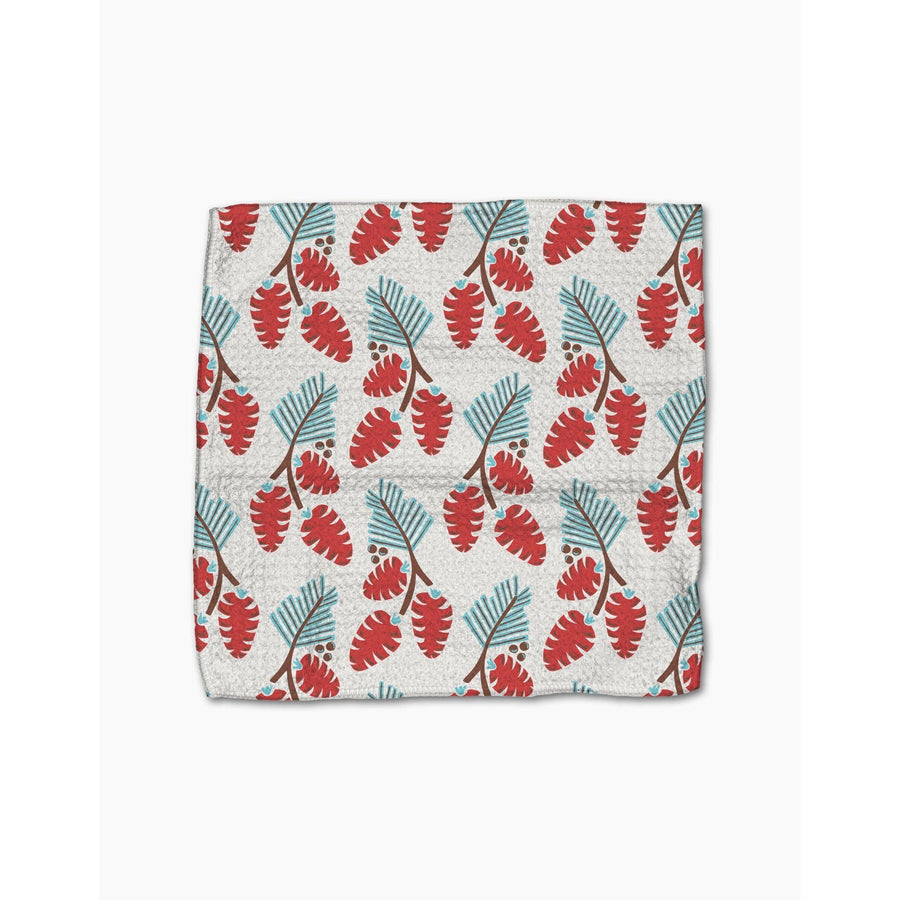 Geometry - Winter Holly Dishcloth Set