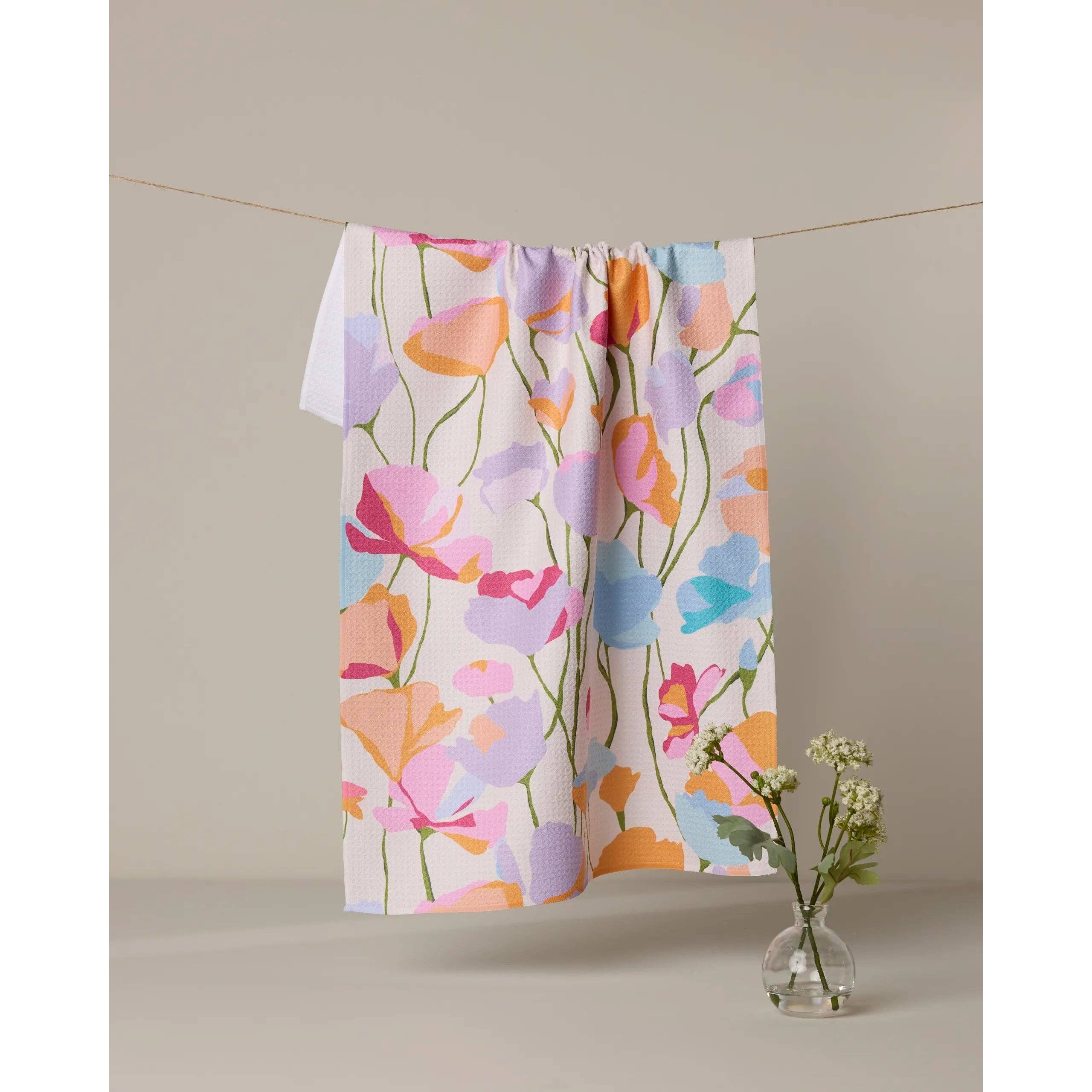 Geometry - Sunlit Garden Tea Towel
