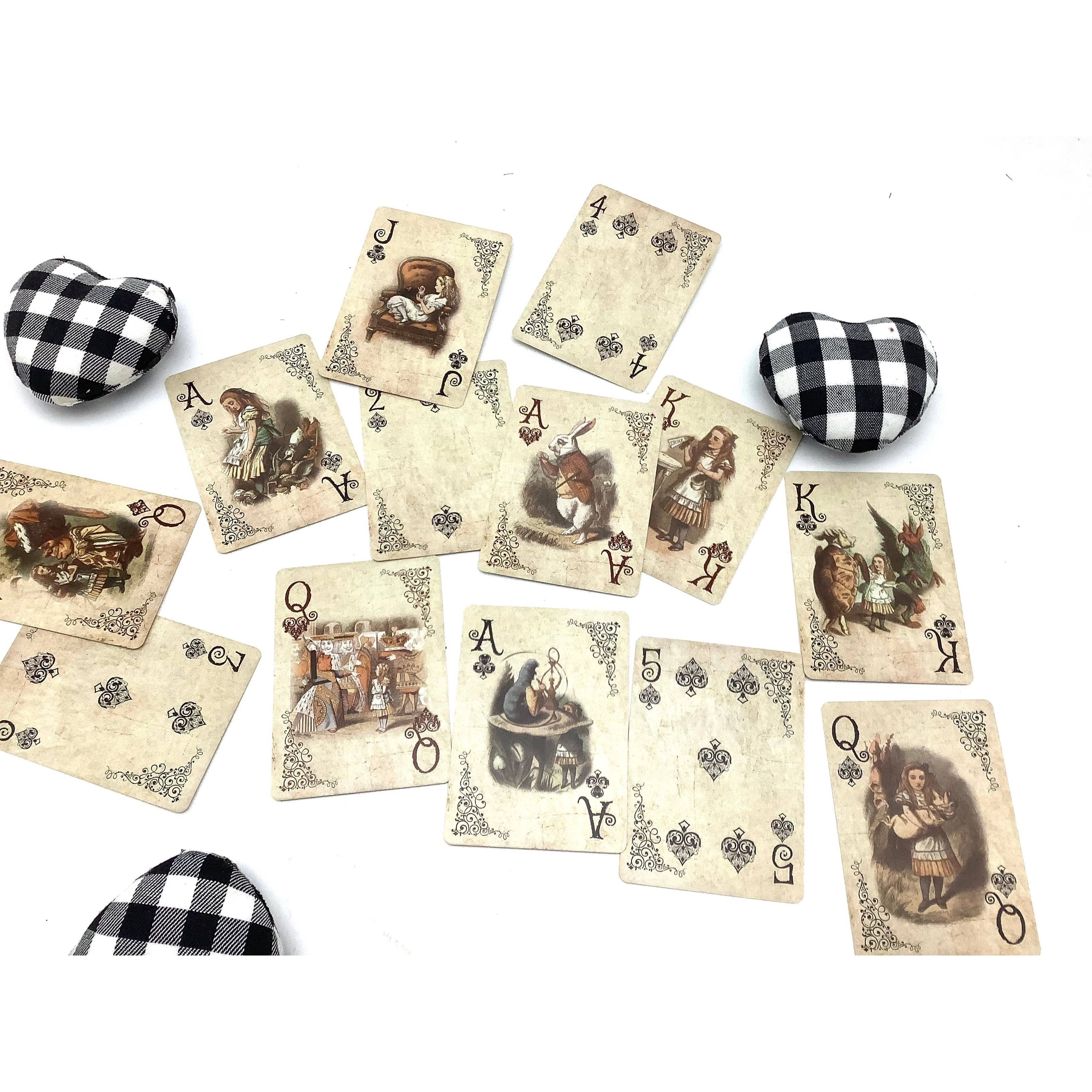 Vintage Alice in Wonderland Premium Playing Deck of Cards