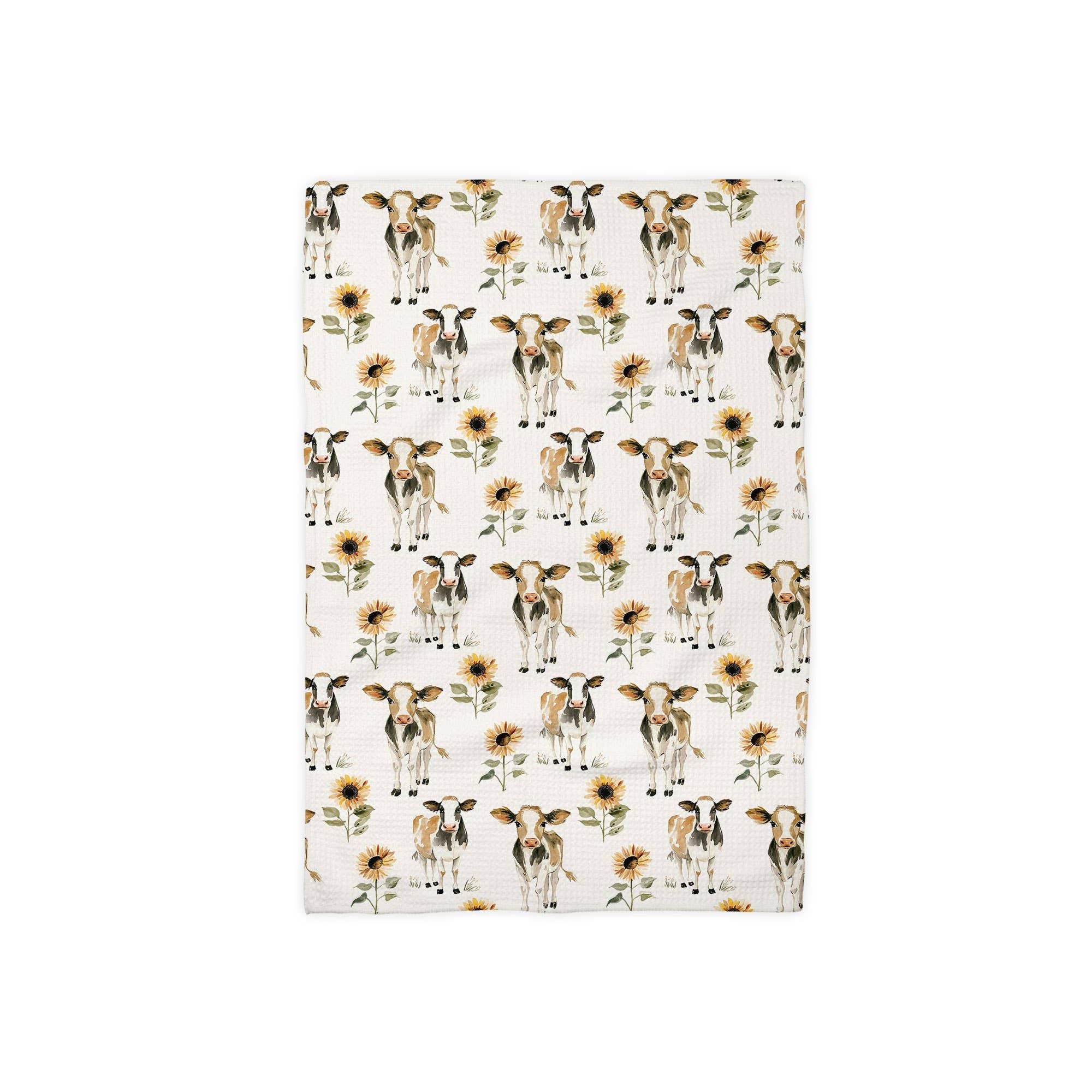 Kitchen Towel | Cows & Sunflowers