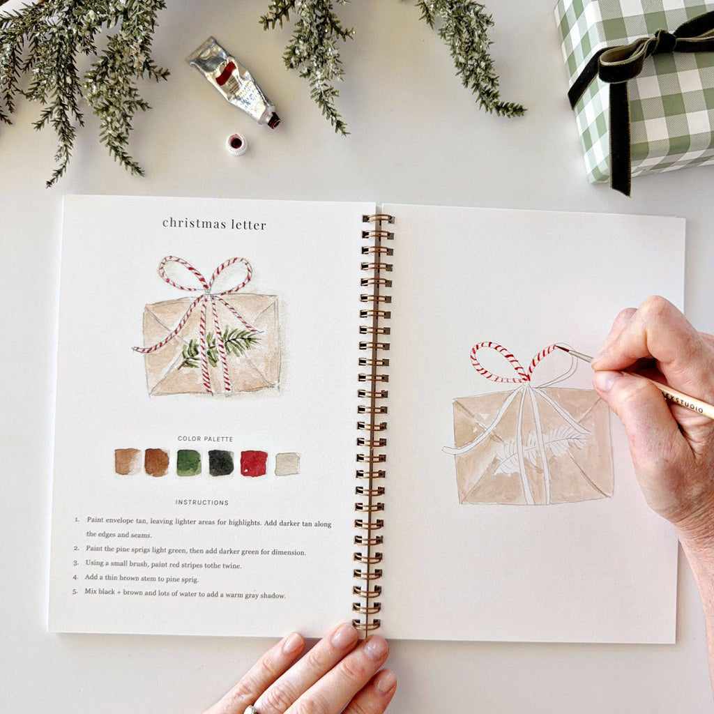 Watercolor Workbook | Classic Christmas