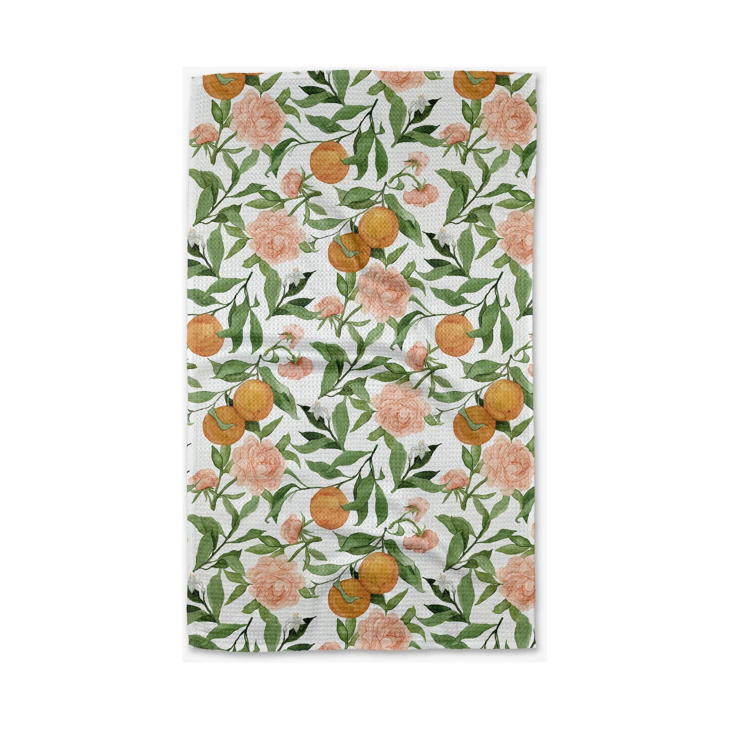Geometry - A Peony For Your Thoughts Tea Towel