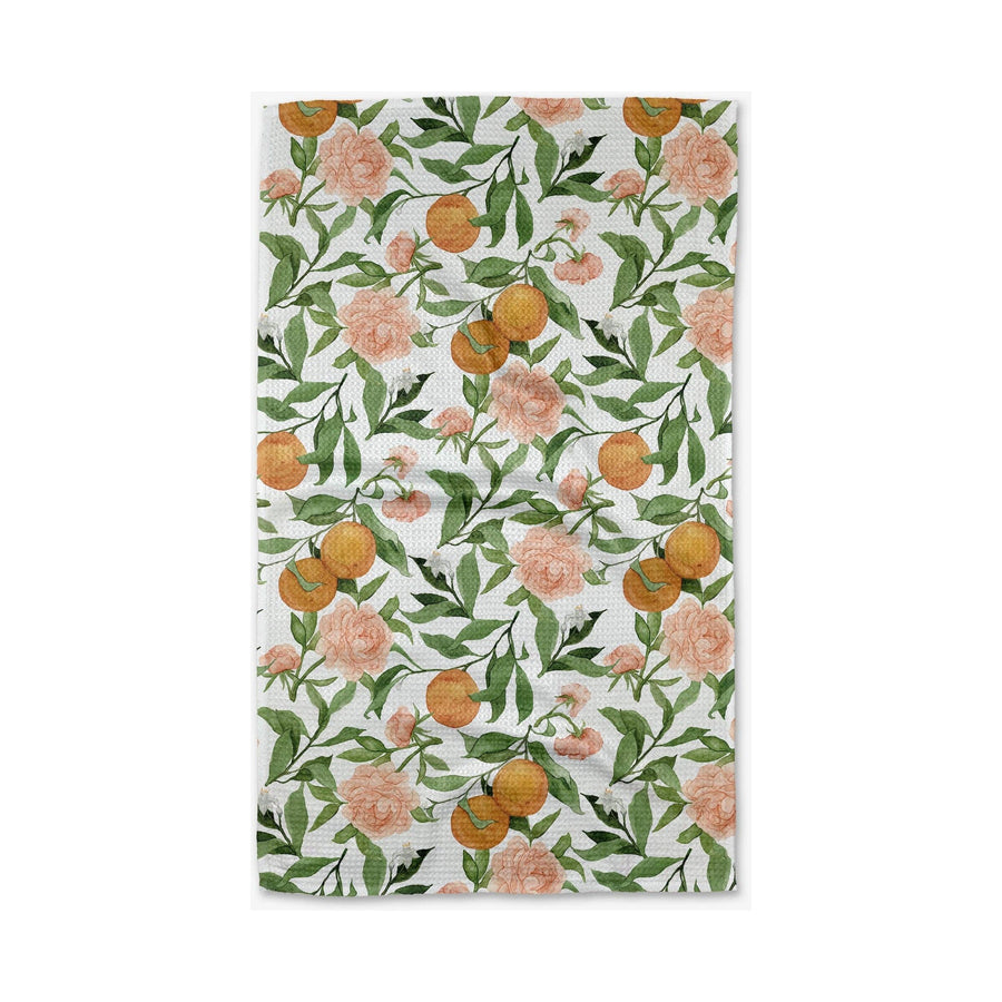 Geometry - A Peony For Your Thoughts Tea Towel