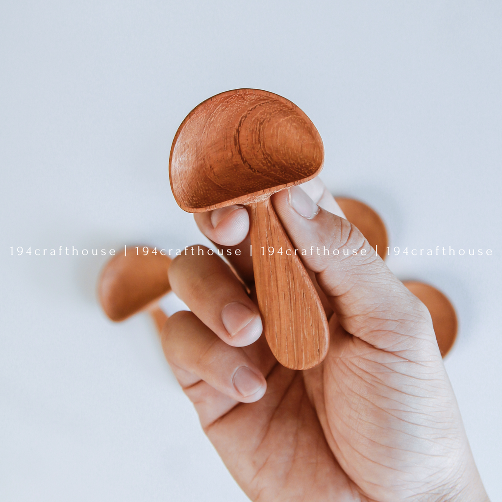 Wooden Mushroom Spoon/Scoop