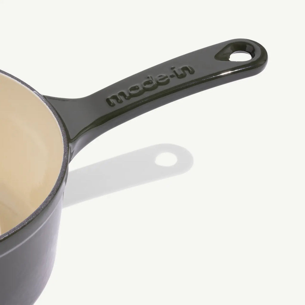Enameled Cast Iron Saucepan |  2 Qt
