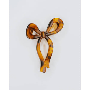 Bow Hair Claw Clip | Honey Brown