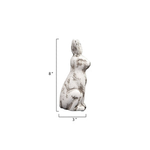 Distressed Cream Color Rabbit