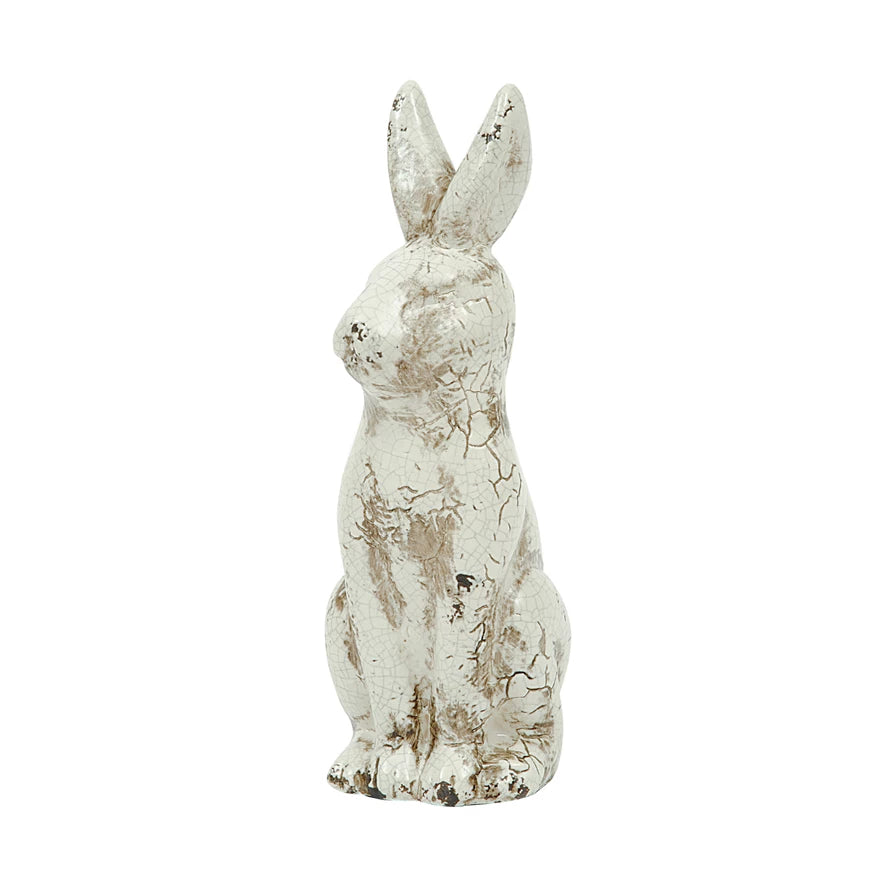 Distressed Cream Color Rabbit