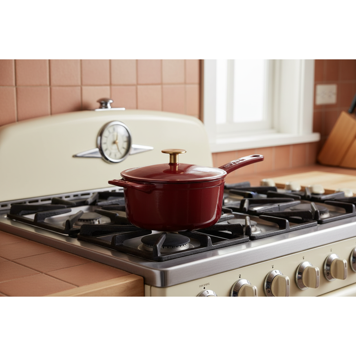Enameled Cast Iron Saucepan |  2 Qt