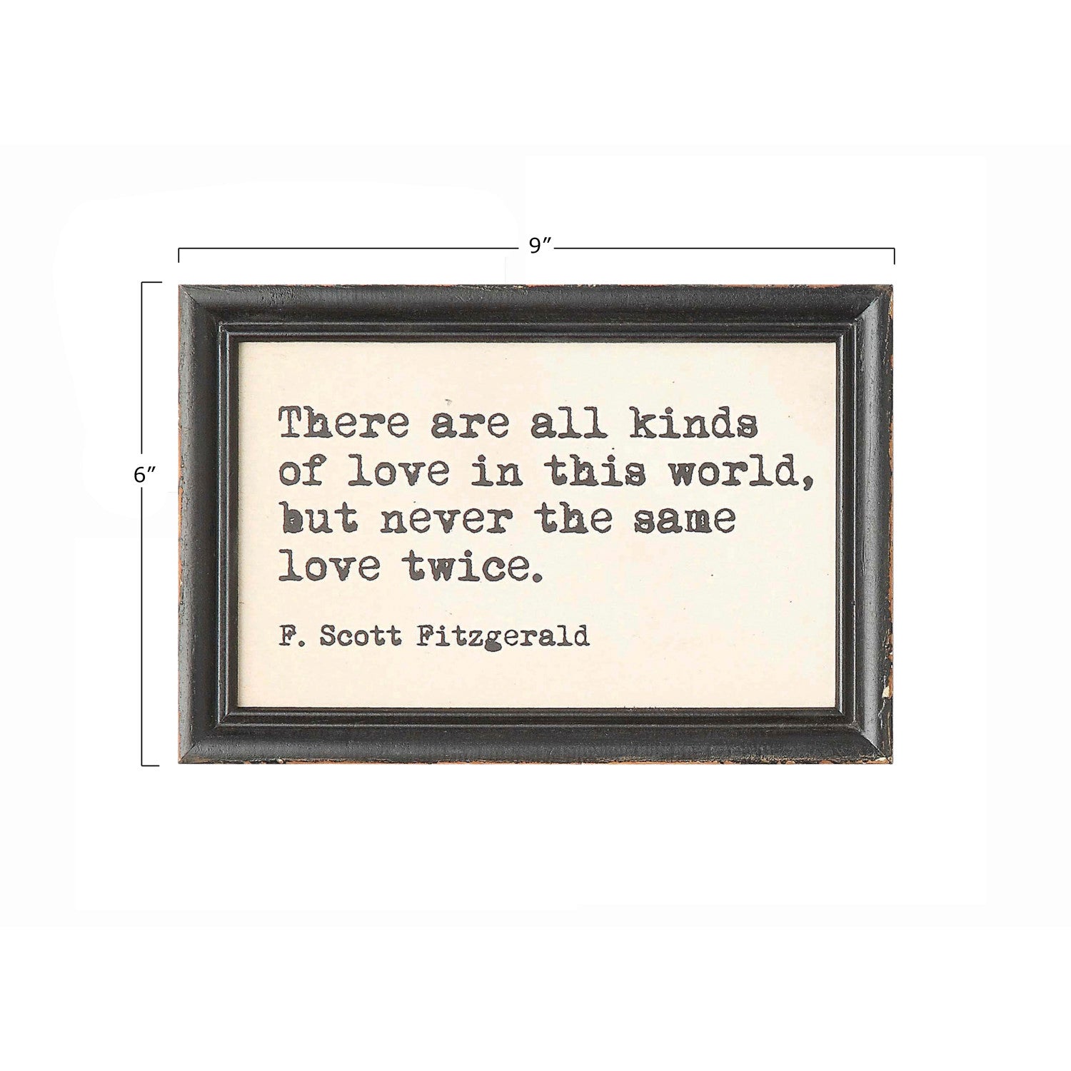 Framed Wall Decor w/Saying
