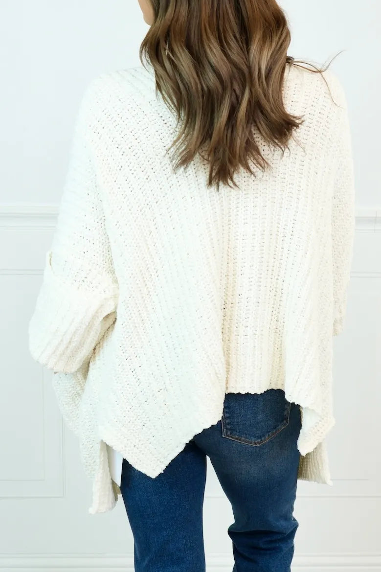Marcy Chenille POL Cardigan