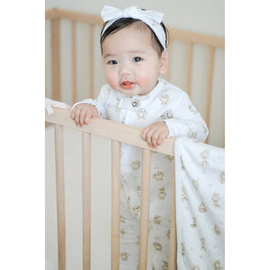 Organic 2-Way Zipper Footie | Brixy Bunny