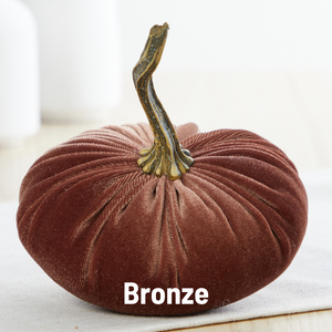 Velvet Pumpkin | Small - Bronze