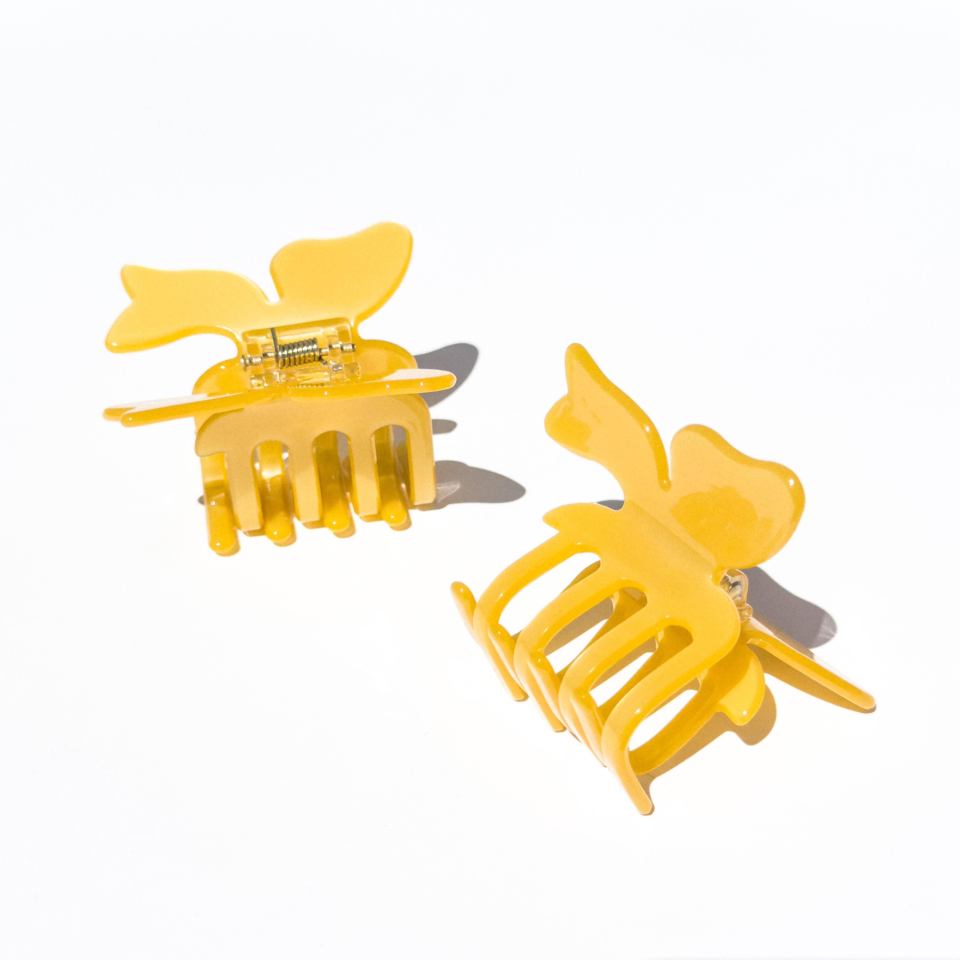 Butterfly Bow Hair Claw Clip | Yellow
