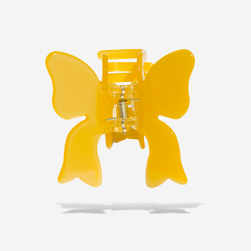 Butterfly Bow Hair Claw Clip | Pink