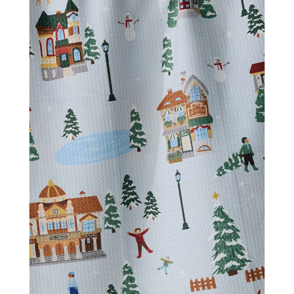 Geometry - Holiday Nostalgia Luxe Kitchen Towel