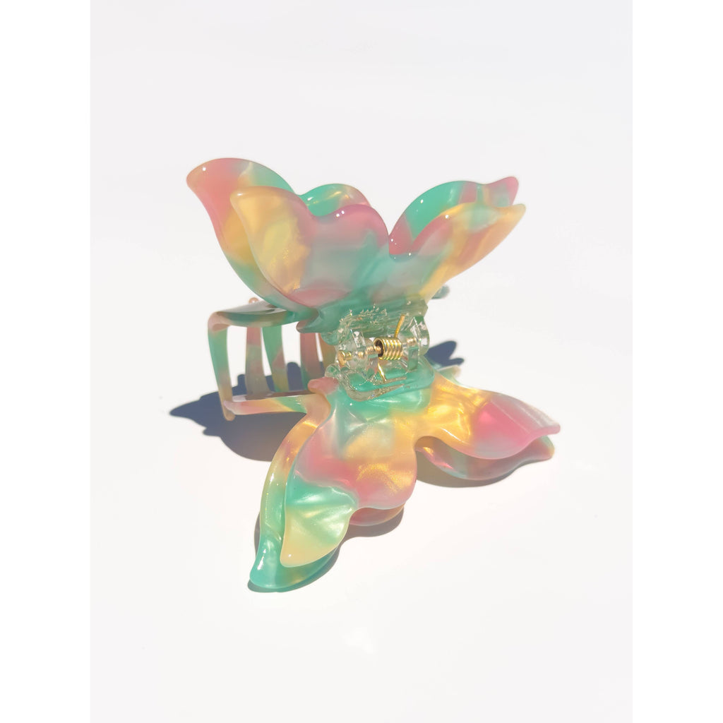 Flutter Butterfly Hair Claw Clip | Mossy Pink