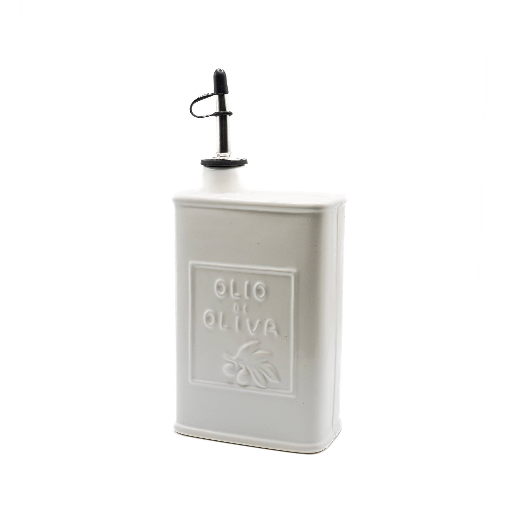 Fox Run Brands - Fox Run White Ceramic Oil Can, 17 oz/500 ML