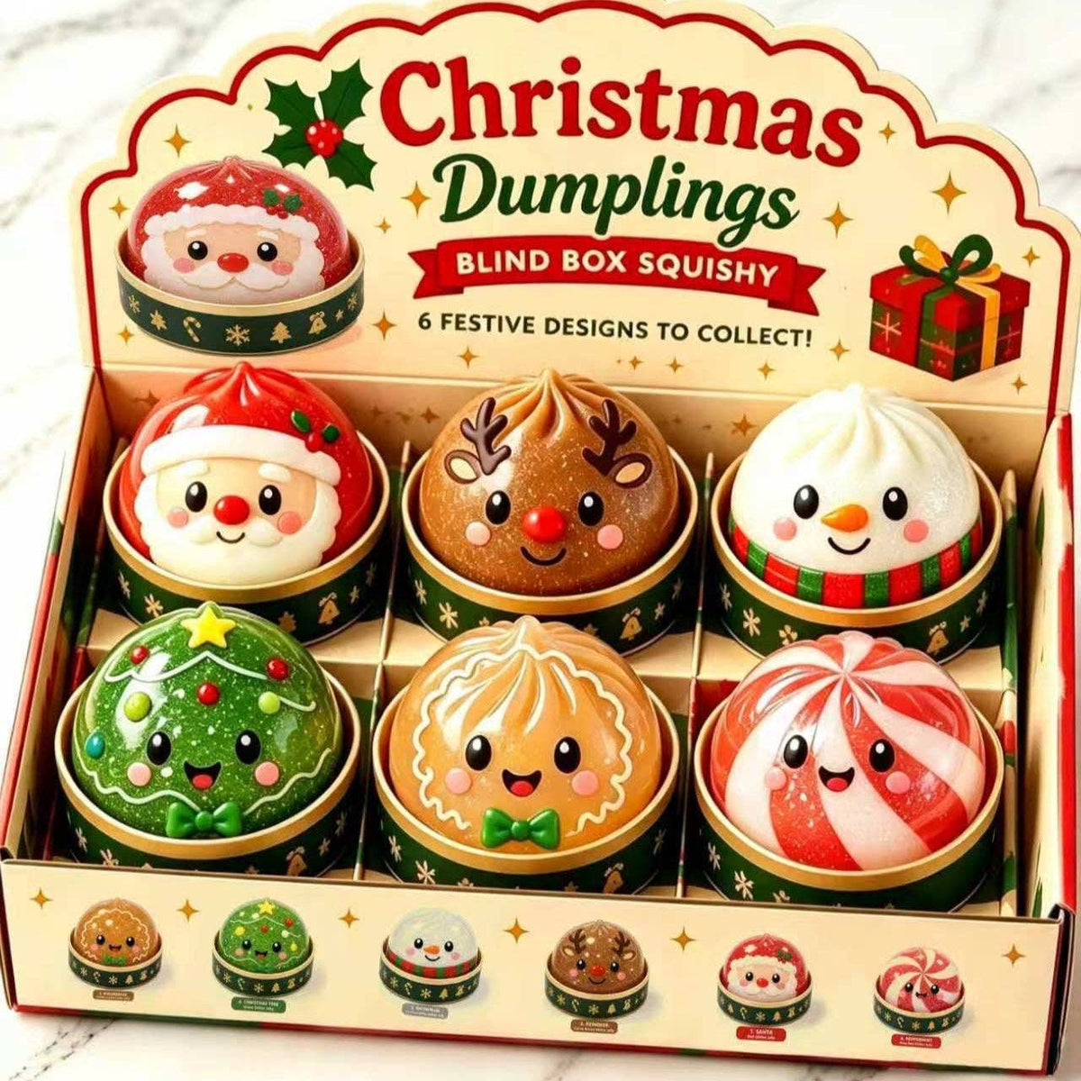 Himore Studio - Christmas Stress Relief Squishy Toy: Christmas edition [windmill]
