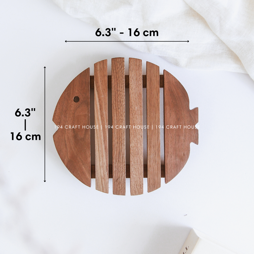 Fish Wood Trivet