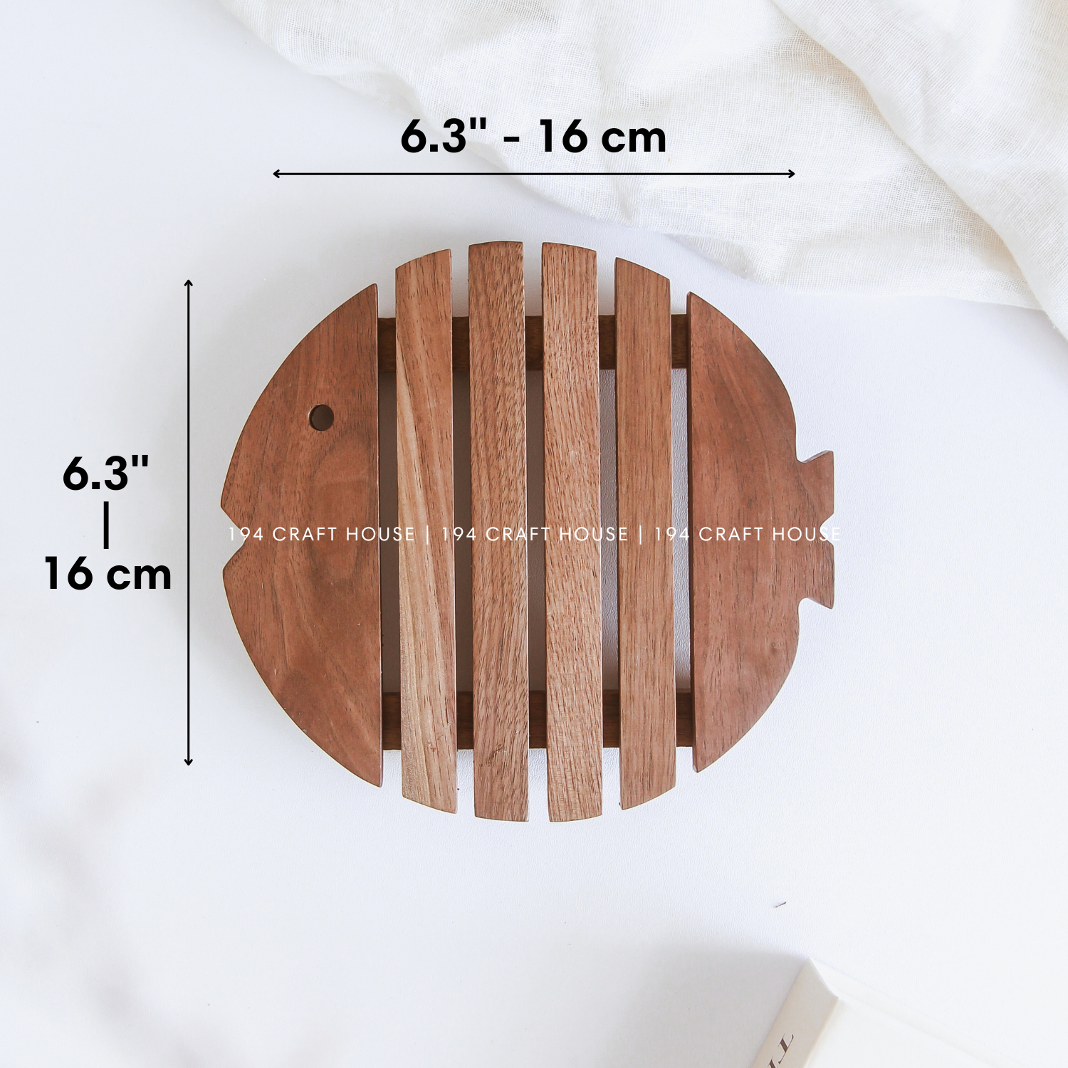 Fish Wood Trivet