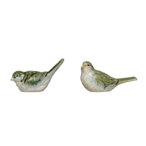 Stoneware Bird | Green