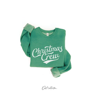 Christmas Crew Graphic Sweatshirt  | Cranberry Heather