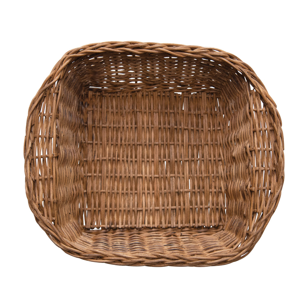 Hand-Woven Rattan Casserole Basket
