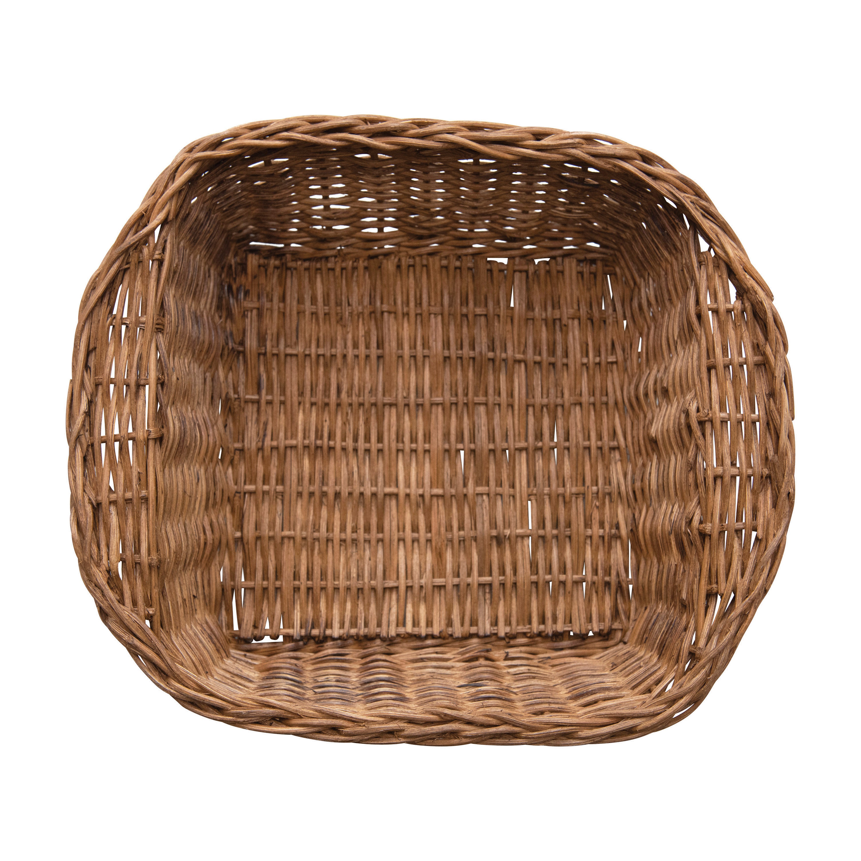 Hand-Woven Rattan Casserole Basket