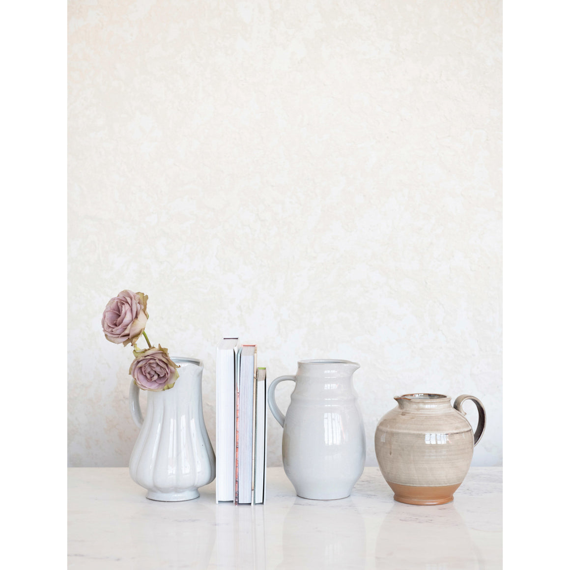 Stoneware Pitcher | Beige