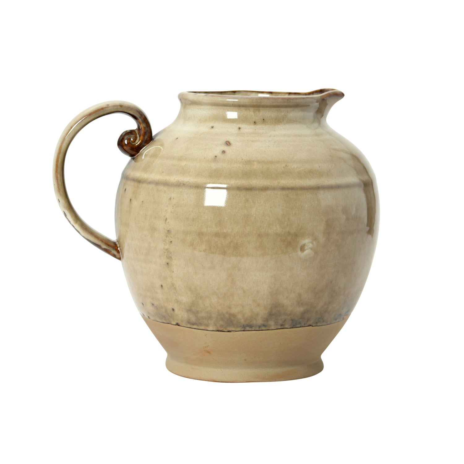 Stoneware Pitcher | Beige