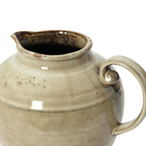 Stoneware Pitcher | Beige