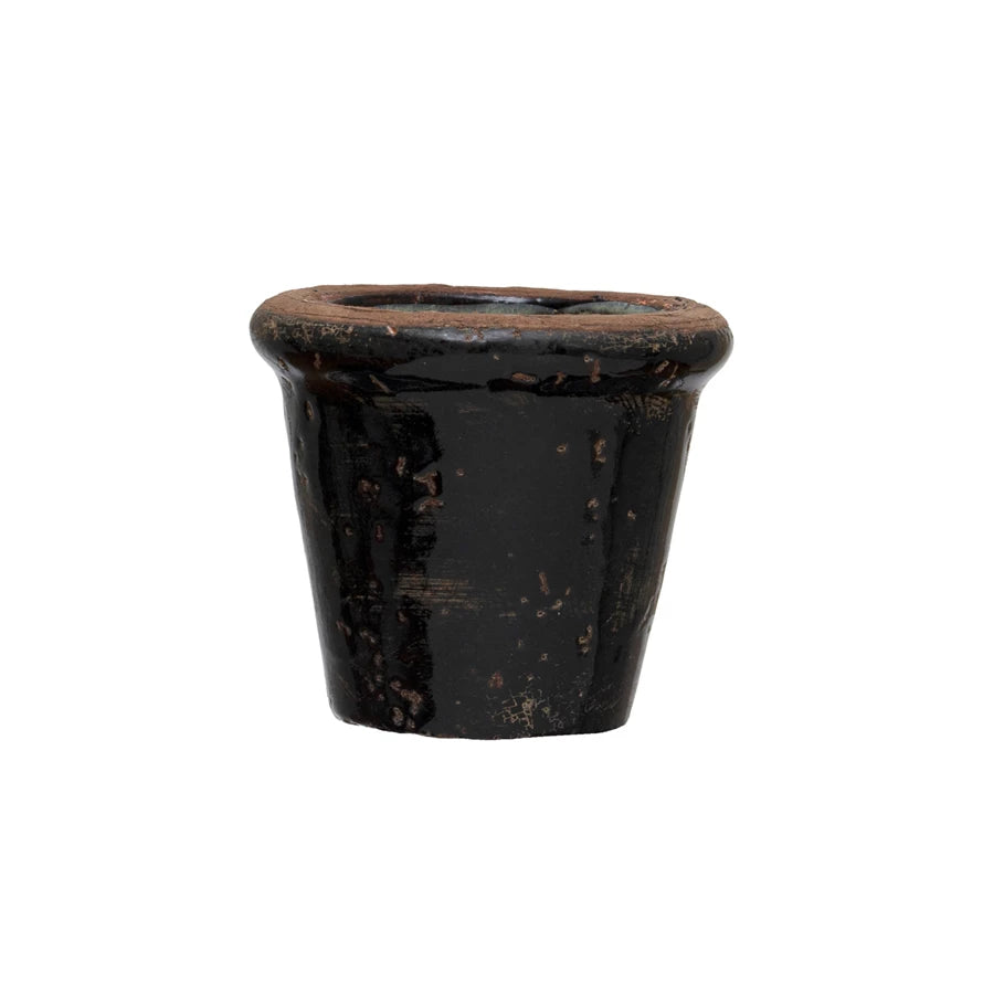 Black Terracotta Planter