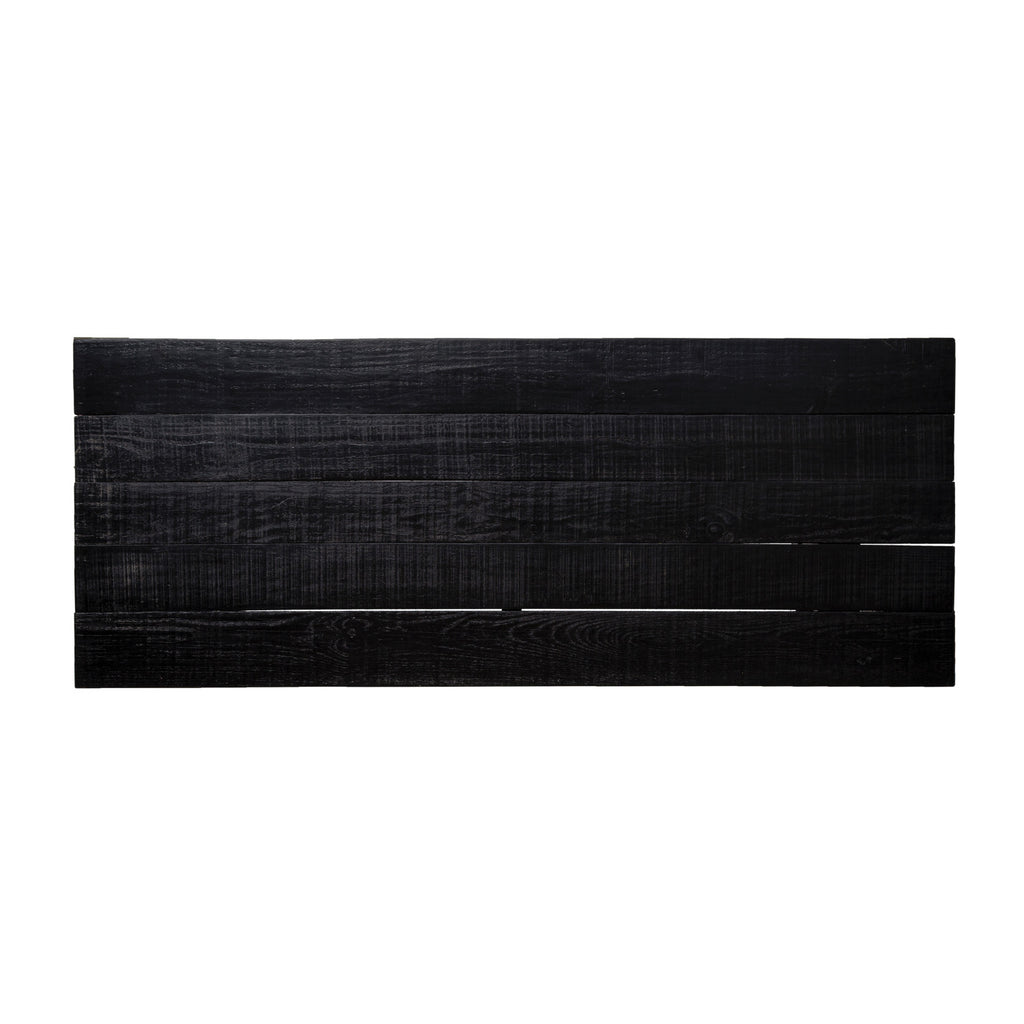Reclaimed Pine Wood Table | Antique Black