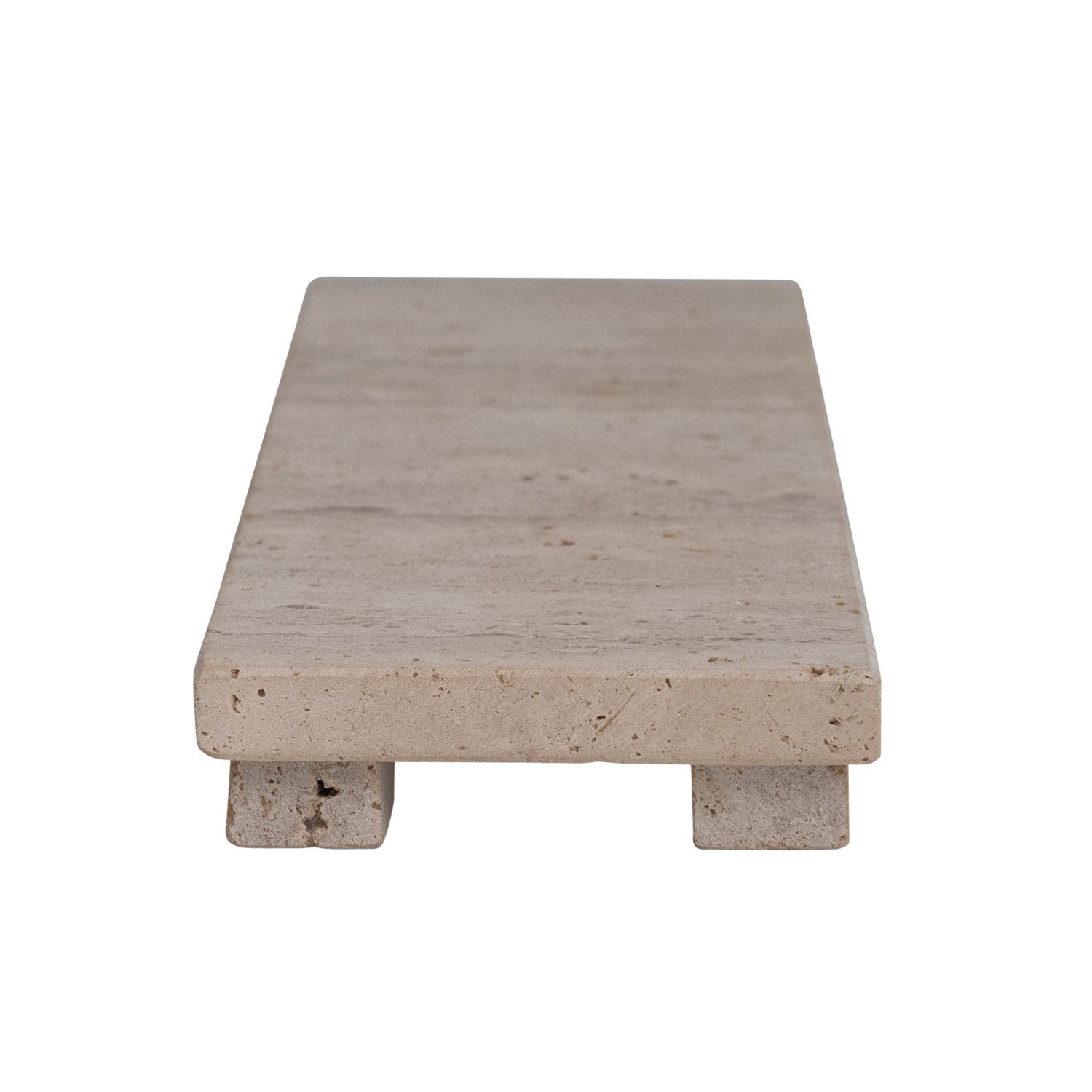Travertine Footed Serving Board