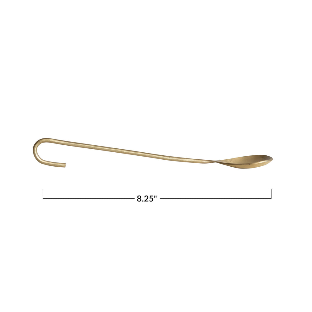 Hand-Forged Brass Jar Spoon