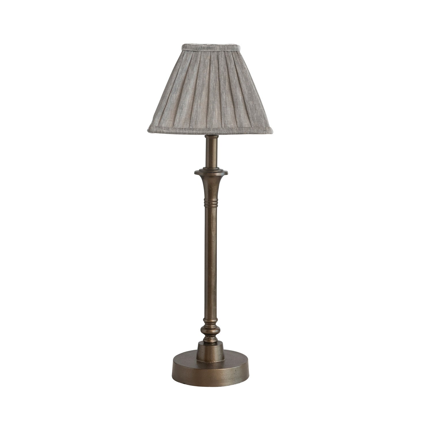 Antique Brass Finish Metal Table Lamp