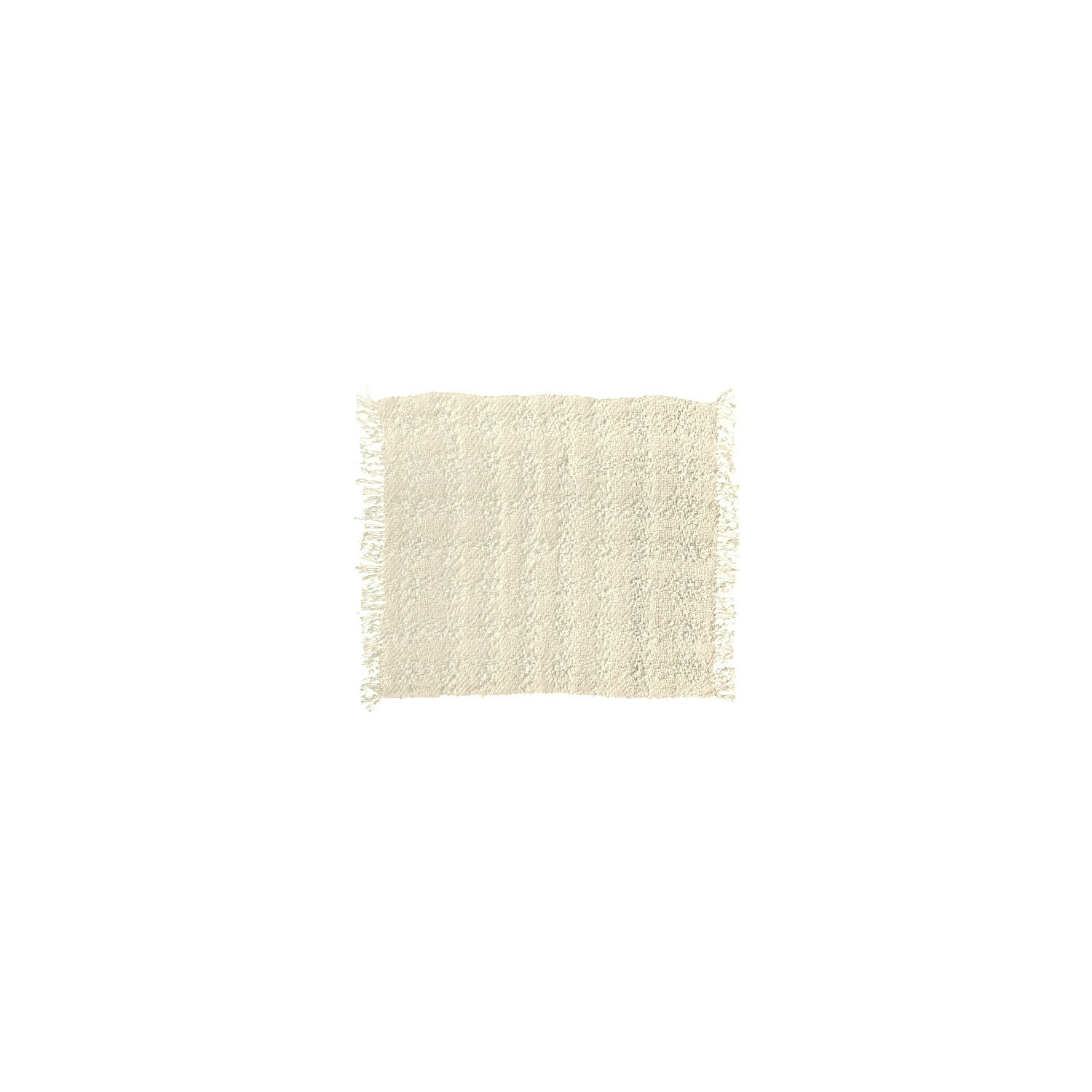 Woven Throw w/Fringe | Natural