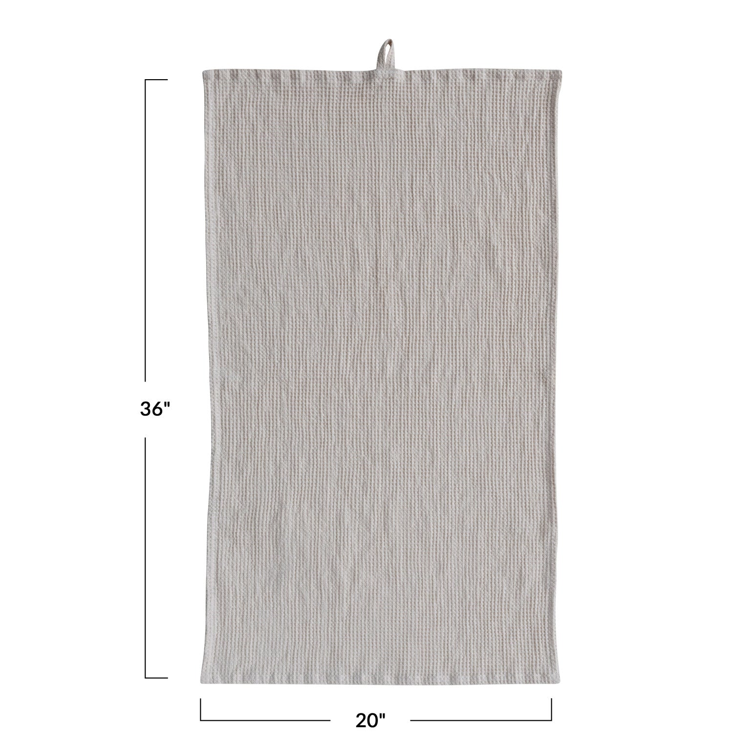 Oversized Woven Linen & Cotton Waffle Tea Towel